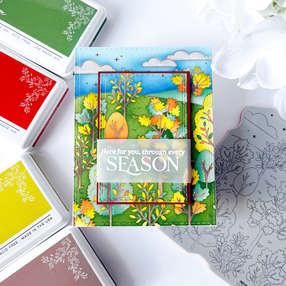 Pinkfresh Studio Dreamer's Forest cling stamp