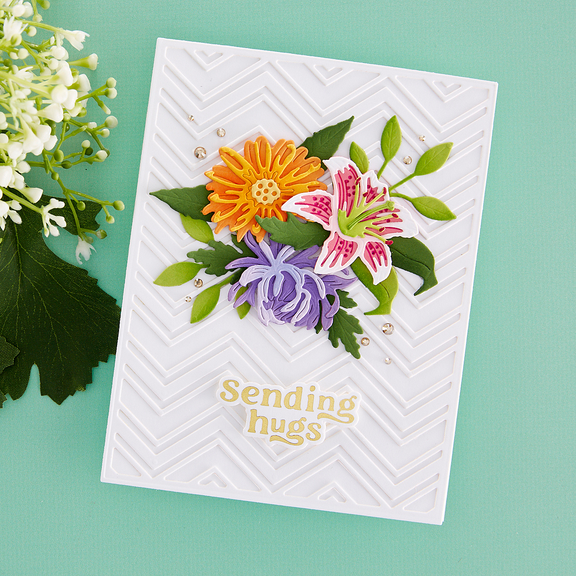Spellbinders Must-Have Sentiments Glimmer Hot Foil Plate & Die Set - Photosynthesis Collection by Simon Hurley