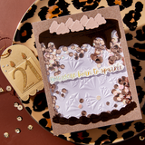 Spellbinders Bougie Birthday Sentiments Press Plate & Die Set - Bougie Birthday Collection by Nina Boettcher