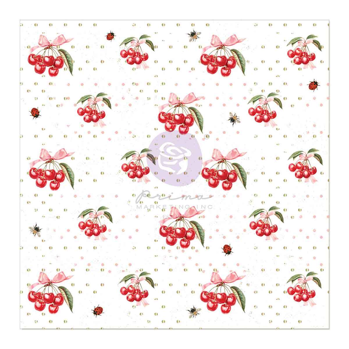 Prima Marketing Cherry Sweet Collection Acetate Sheet