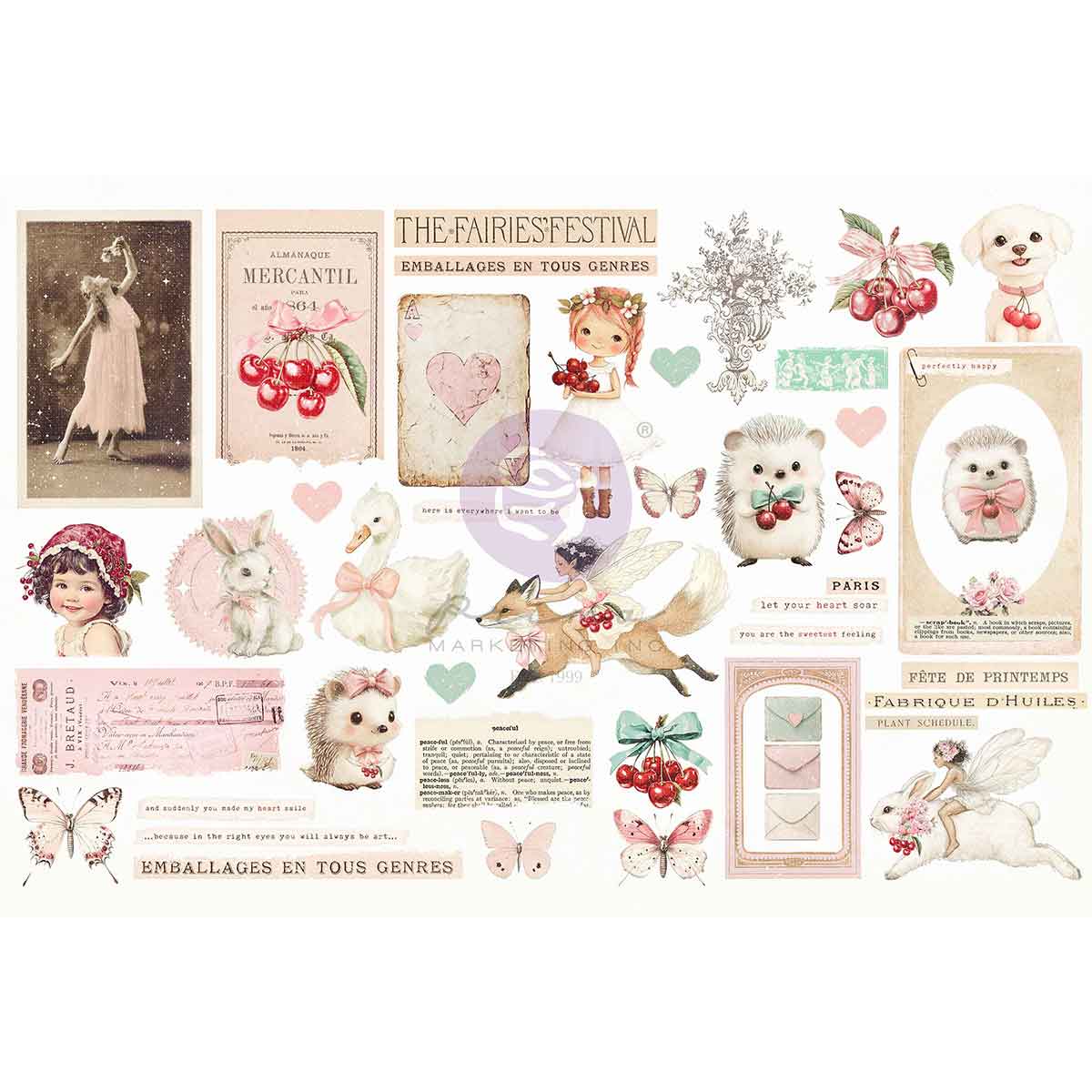 Prima Marketing Cherry Sweet Collection Ephemera - Daydreams
