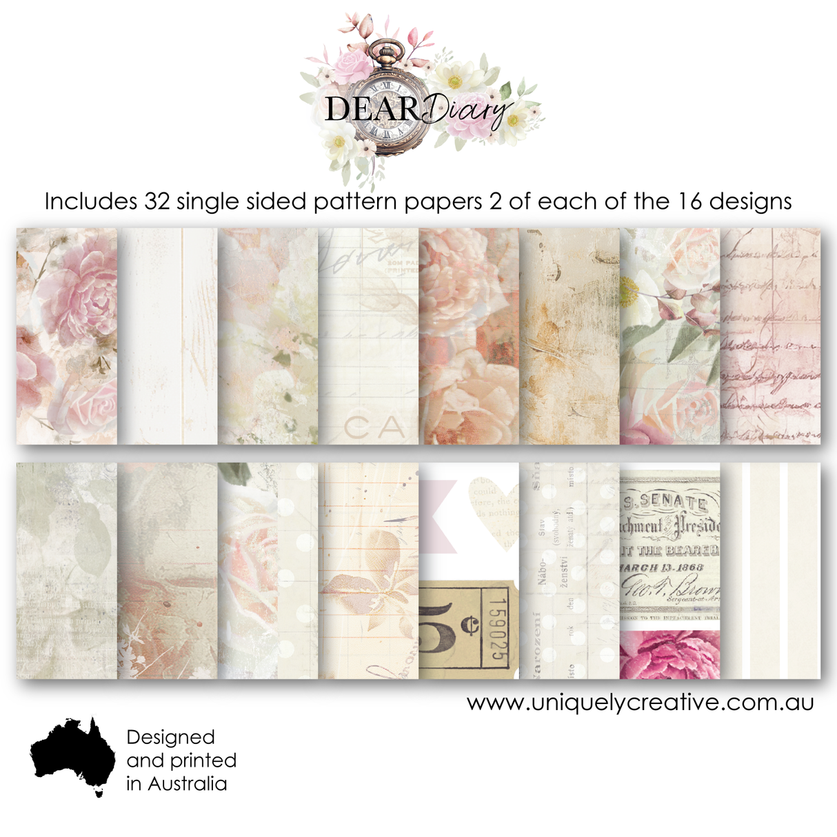 Uniquely Creative Dear Diary 6 x 6 Collection Pack