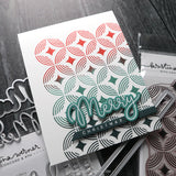 Concord & 9th Deco Star Easy Repeat Background Stamp (6 x 6)