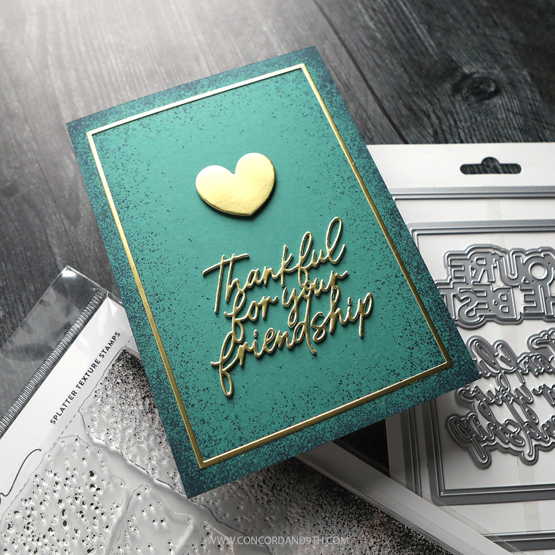 Concord & 9th Splatter Texture Stamp Set (6 x 6)