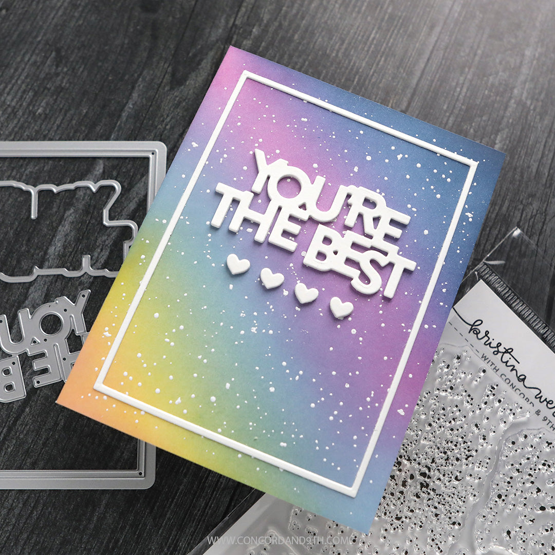 Concord & 9th Splatter Texture Stamp Set (6 x 6)