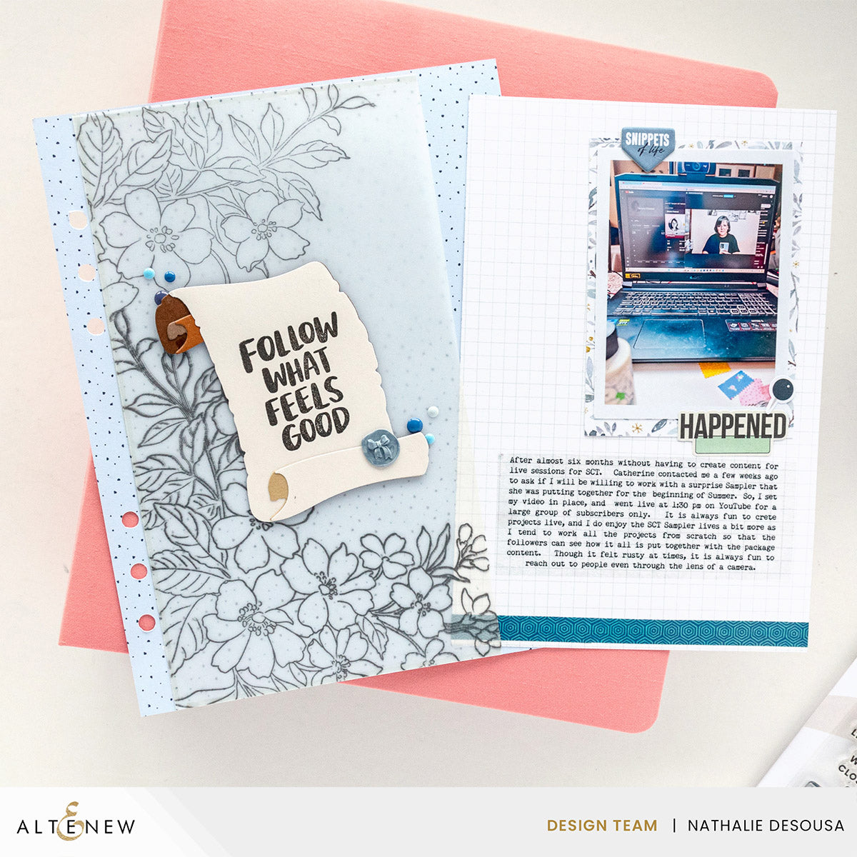 Altenew Parchment Scrolls Layering Die Set
