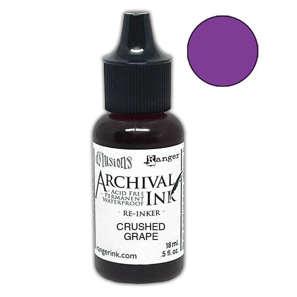 Dylusions Archival Re-Inker Crushed Grape 0.5oz