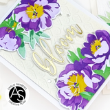 Alex Syberia Garden of Blooms Die & Stencil Bundle