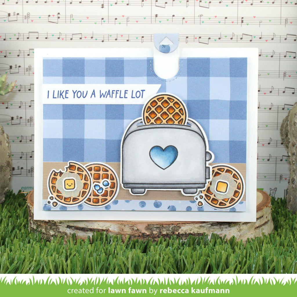 Lawn Fawn A Waffle Lot Stamp Set