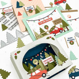 Concord & 9th Accordion Tree Farm Stamp Set (3 x 3)