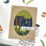 Concord & 9th Accordion Woodland Stamp Set (3 x 4)