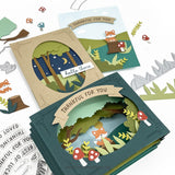 Concord & 9th Accordion Woodland Stamp Set (3 x 4)
