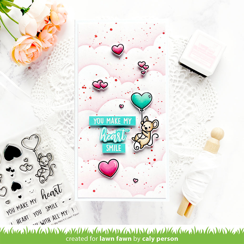 Lawn Fawn All my Heart Stamp Set