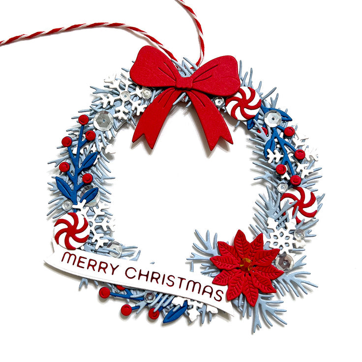 Spellbinders Christmas Wreath Add-Ons Etched Dies - Beautiful Wreaths Collection - Suzanne Hue