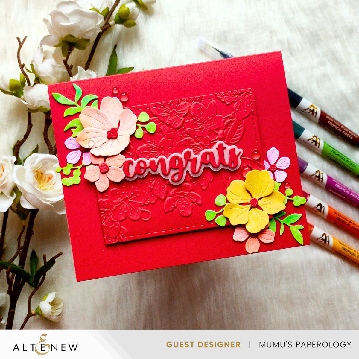 Altenew Craft-A-Flower: Cherry Blossom Branch Layering Die Set