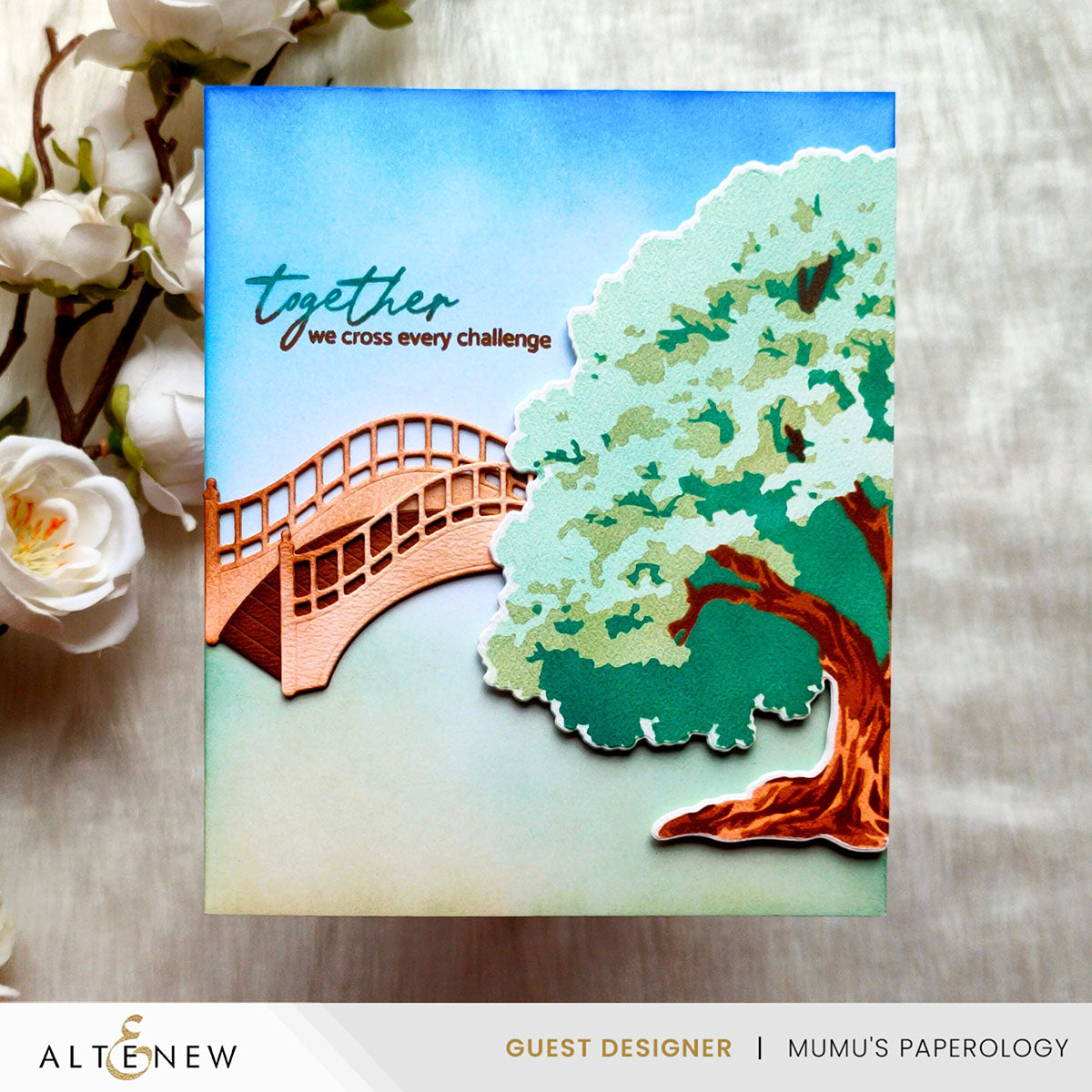 Altenew Mini Delight: Bridge to My Heart Stamp & Die Set