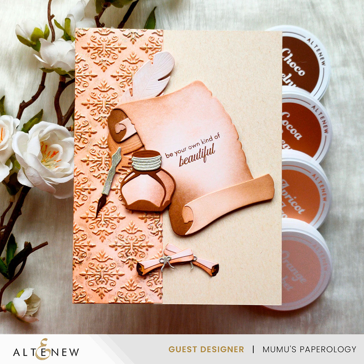 Altenew Quill & Inkwell Layering Die Set