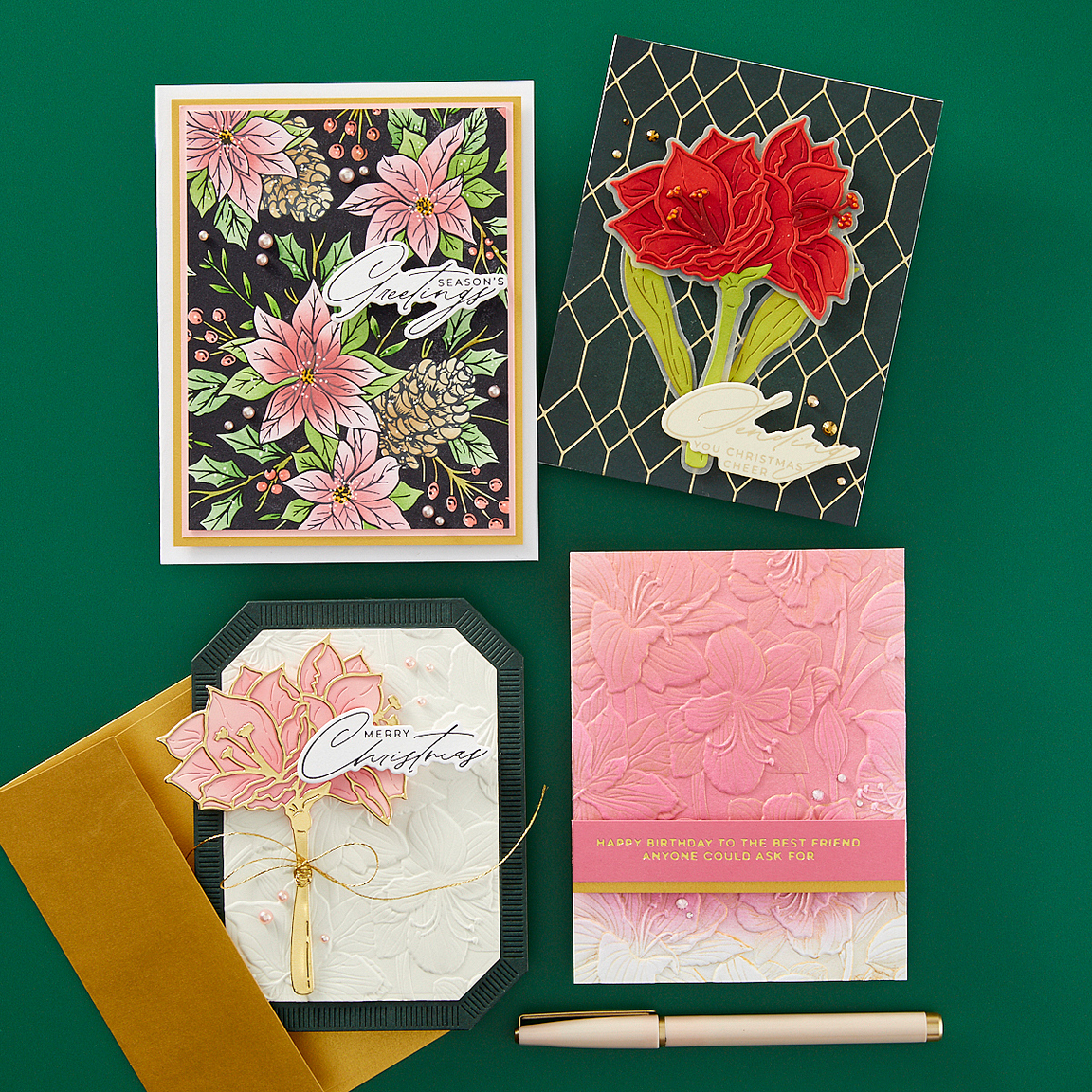 Spellbinders Yana's Amaryllis Etched Dies- Amaryllis Collection by Yana Smakula