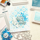 Pinkfresh Studio Geometric Tile Stencil