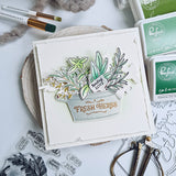 Pinkfresh Studio Herb Garden Stamp, Die & Stencil Bundle