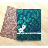 Spellbinders Pine Sprays Hot Foil Plate - Glimmer for the Holidays Collection