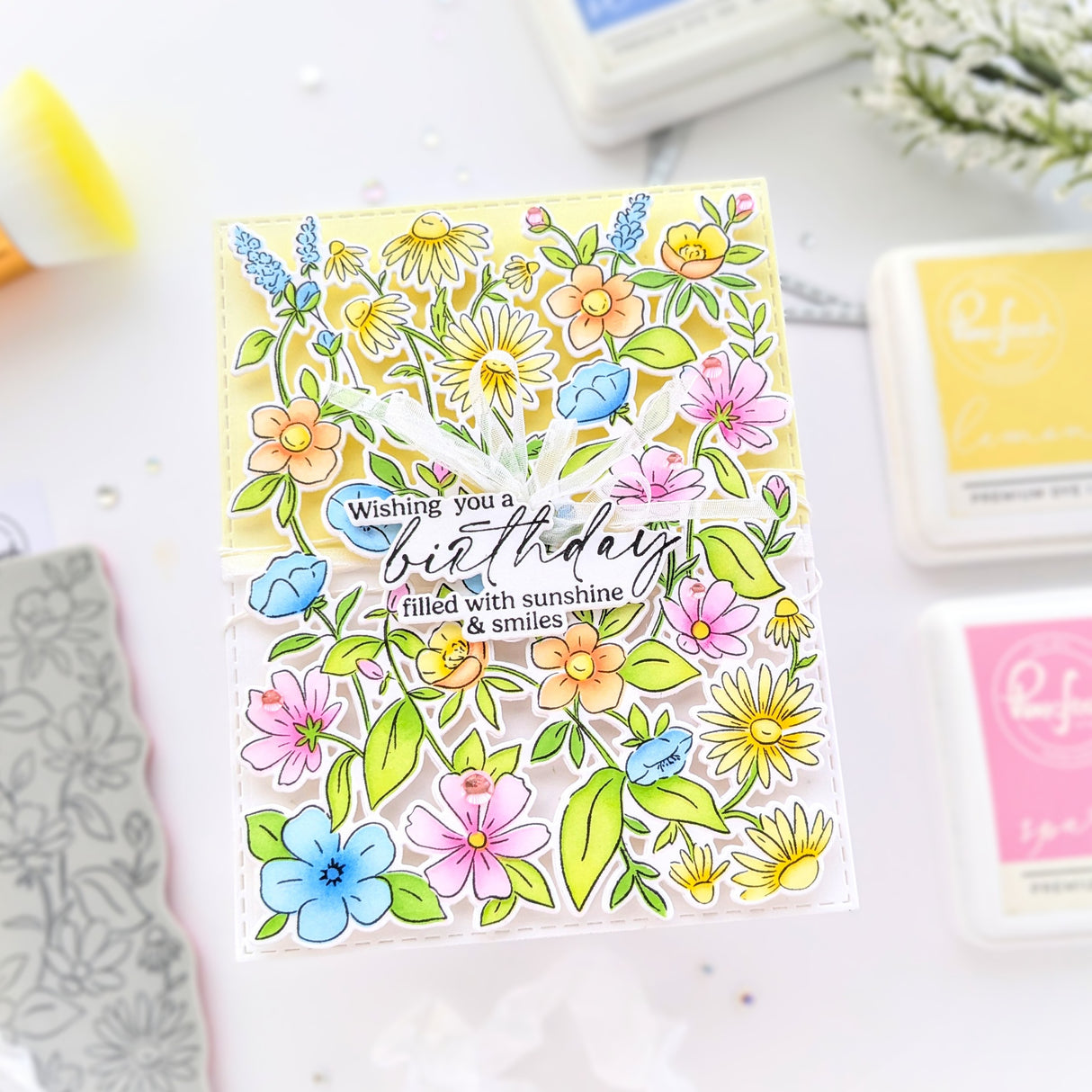 Pinkfresh Studio Garden Medley Press Plate