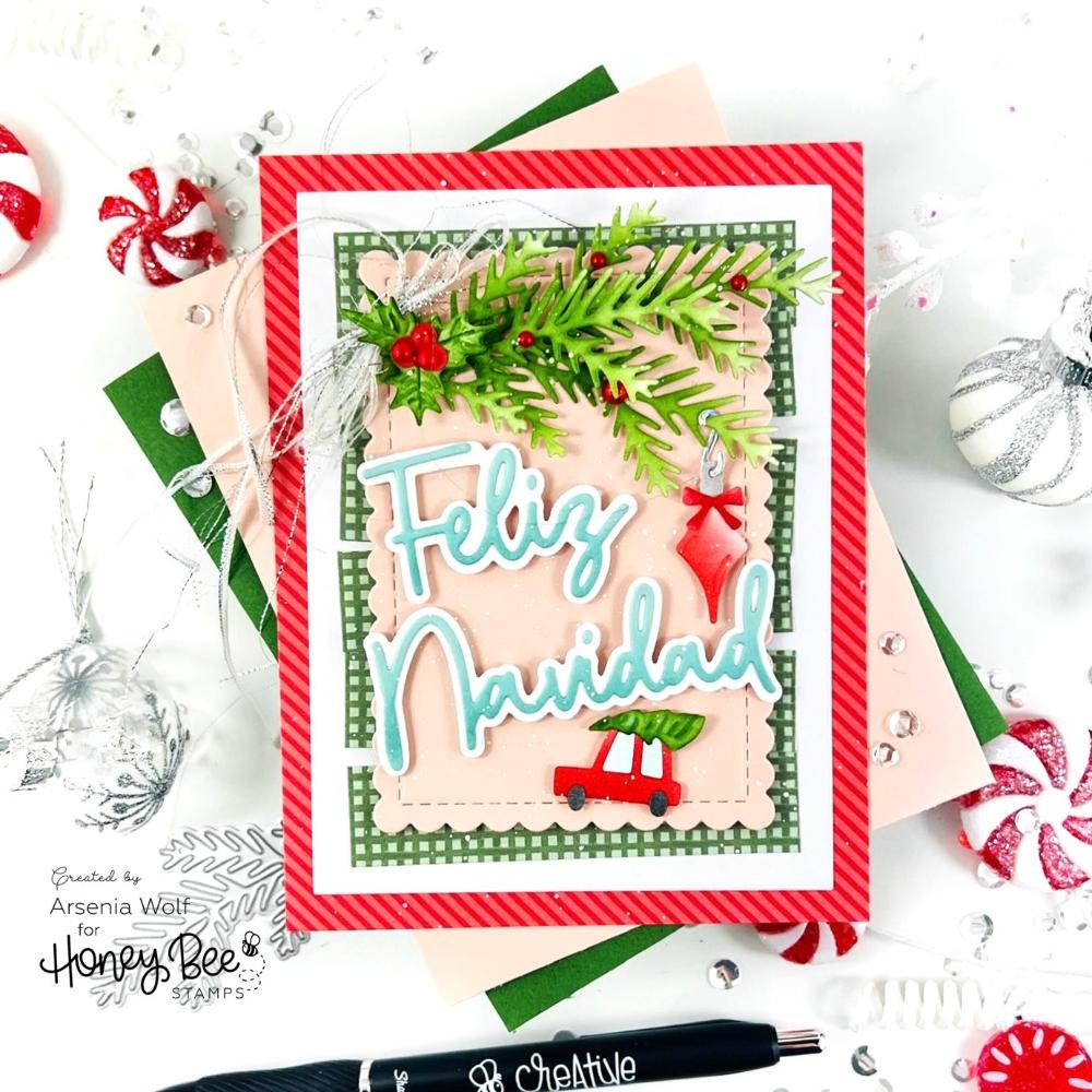 Honey Bee Postcard: Holiday Add-on Honey Cuts