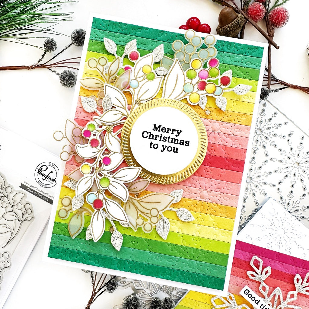 Pinkfresh Studio Snowflakes Coverplate Die