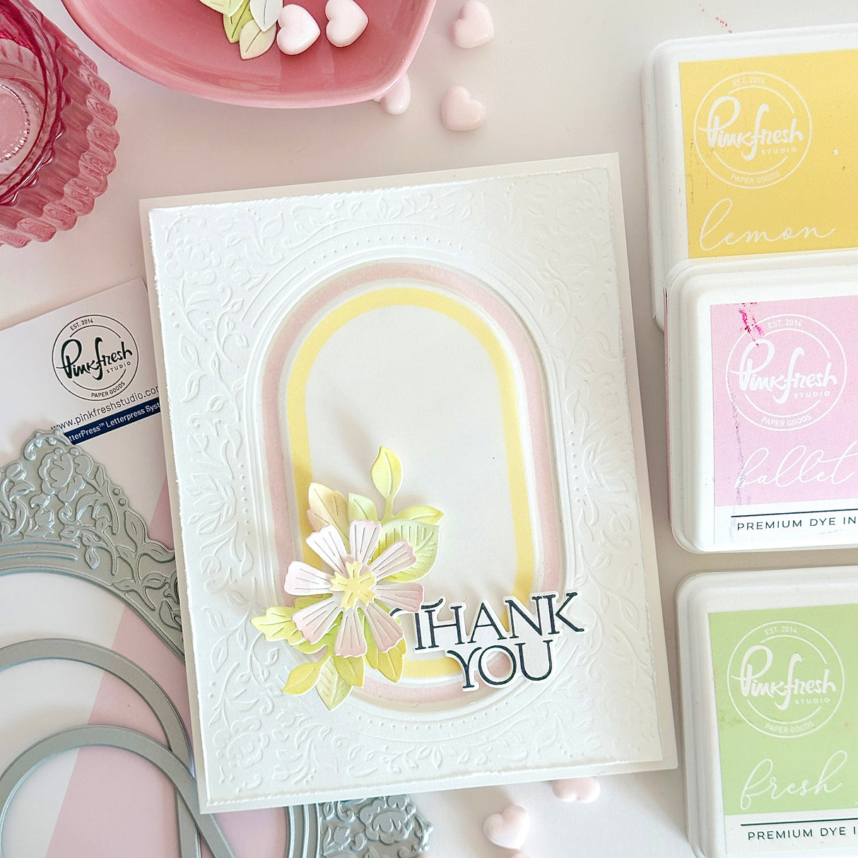 Pinkfresh Studio Garden Party Die & Stencil Bundle