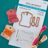 Spellbinders Stitched with Love Bobbin Clear Stamp & Die Set