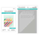 Spellbinders Layered Shine Bright Die & Stencil Bundle - Shine Bright Collection by Carissa Wiley