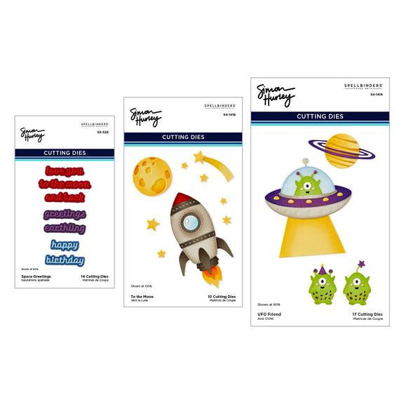 Spellbinders Simon's Space Adventure Die Bundle