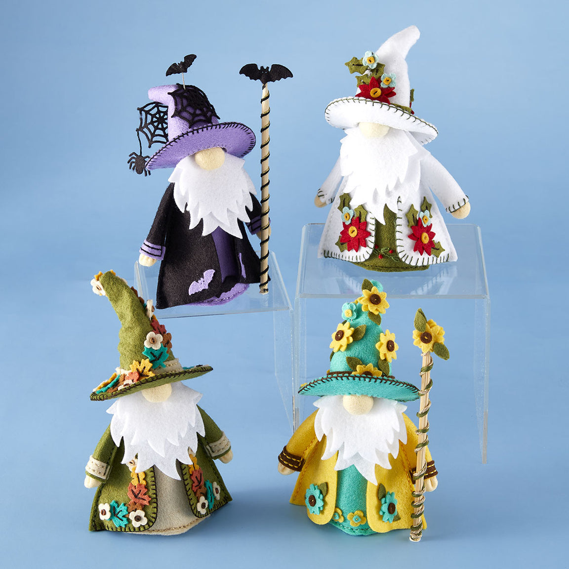 Spellbinders Fergus Etched Dies from the 3D Felt Décor Collection by Sandi MacIver