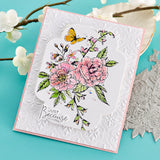 Spellbinders Butterfly Bouquet Press Plate - BetterPress Collection