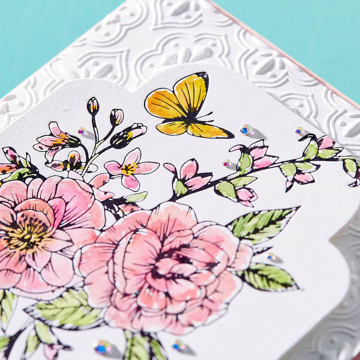 Spellbinders Butterfly Bouquet Press Plate - BetterPress Collection