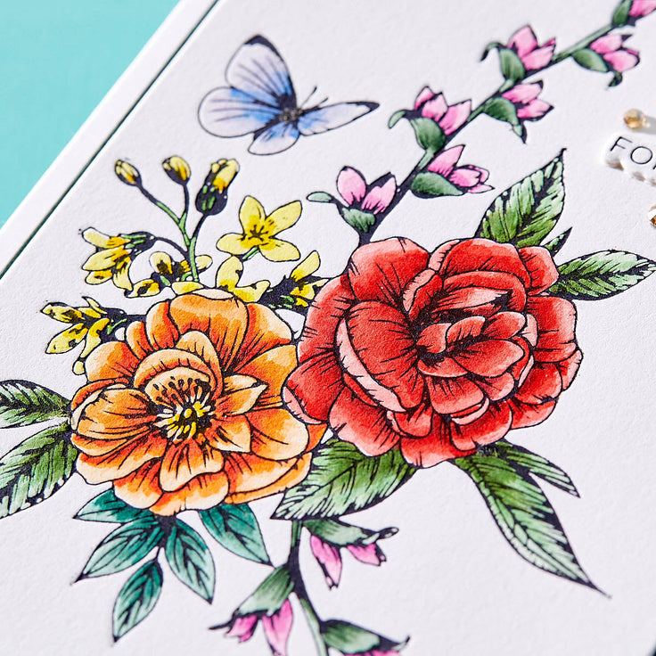 Spellbinders Butterfly Bouquet Press Plate - BetterPress Collection