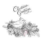 Spellbinders Christmas Greetings Press Plate - BetterPress Christmas Collection