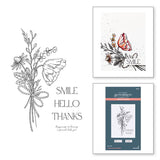 Spellbinders A Friend Like You Bouquet Press Plate - Pressed Posies Collection