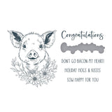 Spellbinders Daisy BetterPress Plate & Die Set - Justine's Farm Collection - Justine Dvorak