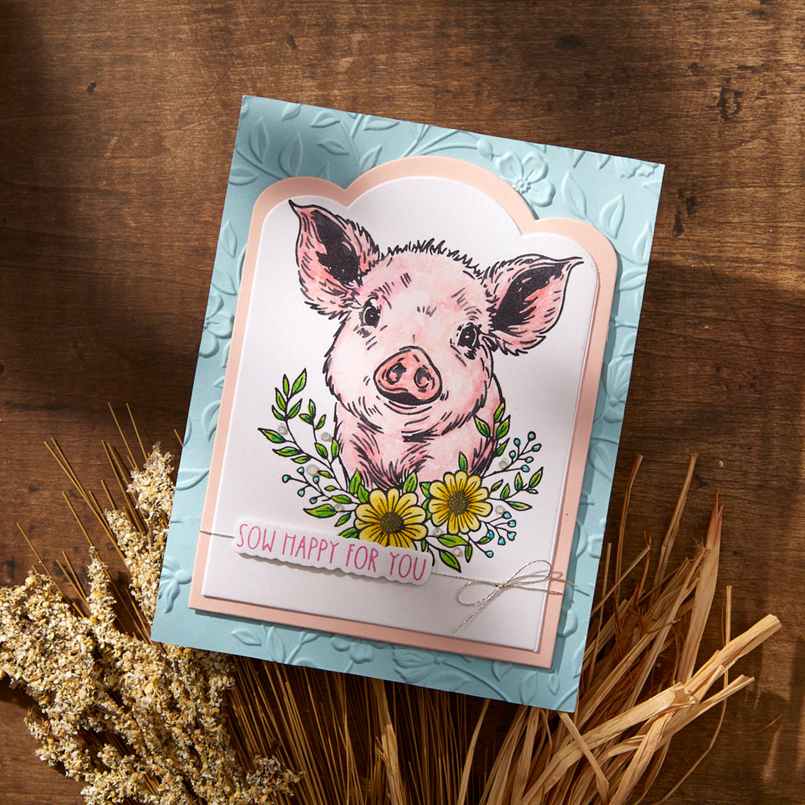 Spellbinders Daisy BetterPress Plate & Die Set - Justine's Farm Collection - Justine Dvorak