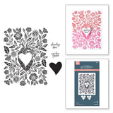 Spellbinders My Heart Beats for You Press Plate & Die Set