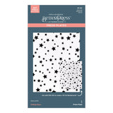 Spellbinders Wishing and Falling Stars 3D Embossing Folder and BetterPress Bundle - Little Smiles Collection