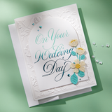 Spellbinders Copperplate On Your Wedding Day BetterPress Plate - Copperplate On Your Wedding Day Collection - Paul Antonio