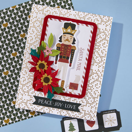 Spellbinders Petite Criss Cross Press Plate from the Merry Moments Collection