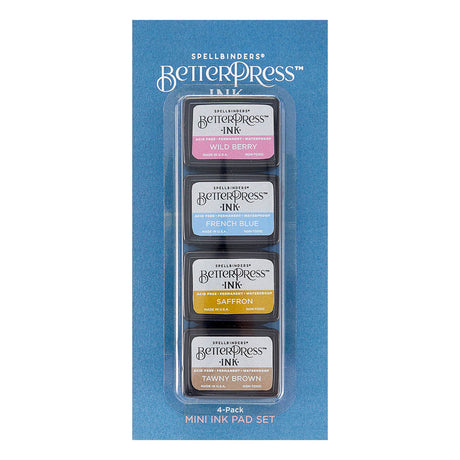 Spellbinders Nature Tones BetterPress Ink Mini Set - 4 Pack