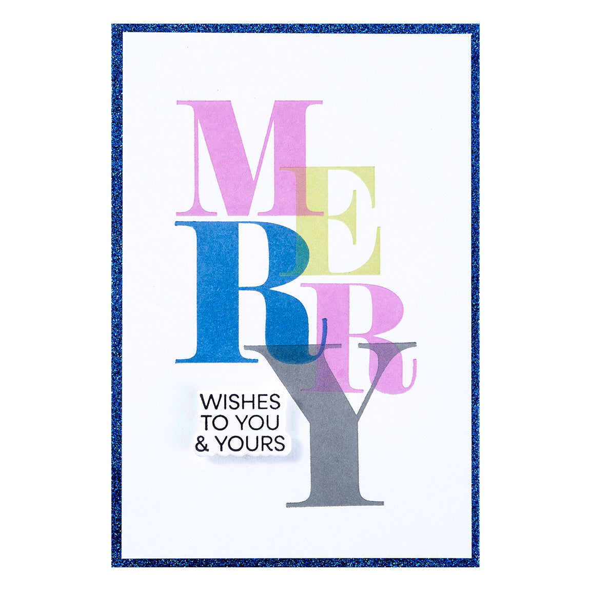 Spellbinders Color Mix Merry Registration Press Plates - Home for the Holidays Collection