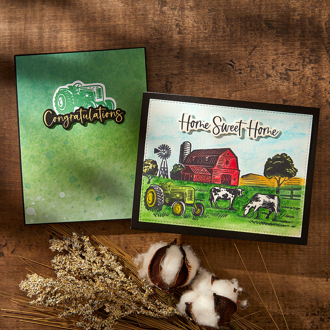 Spellbinders Farm Sweet Farm Registration BetterPress Plate & Die Set - Justine's Farm Collection - Justine Dvorak