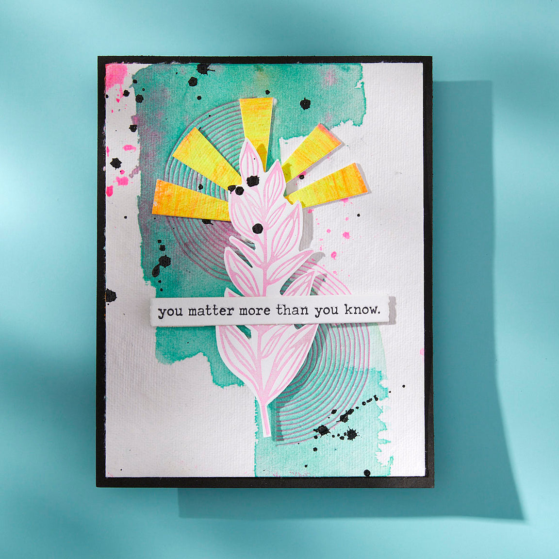 Spellbinders Flourishing BetterPress Plates from the Modern Botanicals Collection by Dina Wakley