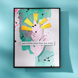 Spellbinders Flourishing BetterPress Plates from the Modern Botanicals Collection by Dina Wakley