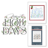 Spellbinders Happiest Holidays Registration Press Plate Set from the City Holiday Collection by Yana Smakula